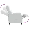 Fotelis Masažinis atlošiamasis krėslas Balta Audinys