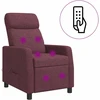 Fotelis Masažinis atlošiamasis krėslas Violetinė Audinys