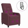 Fotelis Masažinis atlošiamasis krėslas Violetinė Audinys