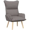 Fotelis krėslas Taupe 69 x 74 x 93 cm Audinys ir Fanera