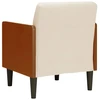 Fotelis Sofa-kėdė su porankiais, 55 cm, linas
