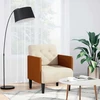 Fotelis Sofa-kėdė su porankiais, 55 cm, linas