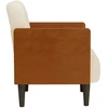 Fotelis Sofa-kėdė su porankiais, 55 cm, linas