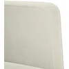 Fotelis Sofa-kėdė su porankiais, kreminės spalvos, 53 cm, aksomas
