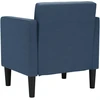 Fotelis Sofa-kėdė su porankiais, mėlyna, 53 cm, audinys