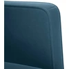 Fotelis Sofa-kėdė su porankiais, mėlyna, 53 cm, aksomas