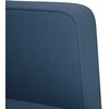 Fotelis Sofa-kėdė su porankiais, mėlyna, 53 cm, audinys