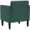 Fotelis Sofa-kėdė su porankiais, tamsiai žalia, 53 cm, audinys