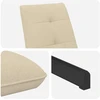 Fotelis Sukamasis krėslas Kreminė Audinys