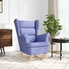Fotelis Supama kėdė Jeans Mėlyna 74x90x102 cm Audinys