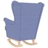 Fotelis Supama kėdė Jeans Mėlyna 74x90x102 cm Audinys