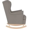 Fotelis Supama kėdė Taupe 74x90x102 cm Audinys
