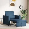 Ištraukiamas sofa-lova vienvietis Mėlyna 90 x 165 x 87 cm
