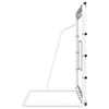 Futbolo atšokimo sienelė, balta/juoda, 184x61x123cm, plienas/PE