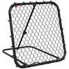 Futbolo kamuolio atšokimo sienelė, juoda, 84x73x60–80cm