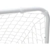 Futbolo vartai, balti, 122x81x81 cm, plienas