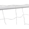 Futbolo vartai su tinkleliu, plienas, balti, 182x61x122cm