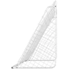 Futbolo vartai su tinklu, balti, 366x122x182cm, plienas