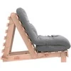 Futono sofa-lova su čiužiniu, 60x206x11cm, douglas eglė