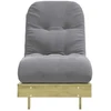 Futono sofa-lova su čiužiniu, 60x206x11cm, impregnuota pušis