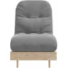 Futono sofa-lova su čiužiniu, 60x206x11cm, pušies masyvas