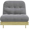 Futono sofa-lova su čiužiniu, 90x206x11cm, impregnuota pušis