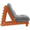 Futono sofa-lova su čiužiniu, vaško ruda, 70x206x11cm, pušis