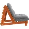 Futono sofa-lova su čiužiniu, vaško ruda, 90x206x11cm, pušis