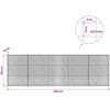 Gabionas su 3,5 mm laidu ir 5x5 cm tinkleliu 500x10x150 cm