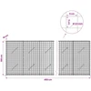 Gabionas su 3,5 mm laidu ir 5x5 cm tinkleliu 450x10x100 cm