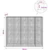Gabionas su 3,5 mm laidu ir 5x5 cm tinkleliu 250x20x200 cm