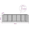 Gabionas su 3,5 mm laidu ir 5x5 cm tinkleliu 550x100x150 cm