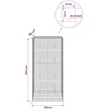 Gabionas su 3,5 mm laidu ir 5x5 cm tinkleliu 100x50x200 cm