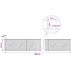Gabionas su 3,5 mm laidu ir 5x5 cm tinkleliu 600x10x50 cm