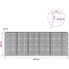 Gabionas su 3,5 mm laidu ir 5x5 cm tinkleliu 550x20x200 cm