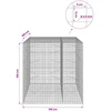 Gabionas su 3,5 mm laidu ir 5x5 cm tinkleliu 150x100x150 cm