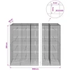 Gabionas su 3,5 mm laidu ir 5x5 cm tinkleliu 1050x30x200 cm