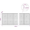Gabionas su 3,5 mm laidu ir 5x5 cm tinkleliu 550x20x100 cm
