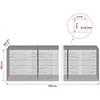 Gabionas su 3,5 mm laidu ir 5x5 cm tinkleliu 500x100x100 cm