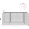 Gabionas su 3,5 mm laidu ir 5x5 cm tinkleliu 350x100x150 cm