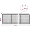 Gabionas su 3,5 mm laidu ir 5x5 cm tinkleliu 600x100x100 cm