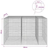 Gabionas su 3,5 mm laidu ir 5x5 cm tinkleliu 250x100x150 cm