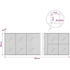 Gabionas su 3,5 mm laidu ir 5x5 cm tinkleliu 700x10x100 cm