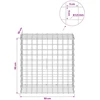 Gabionas su 3,5 mm laidu ir 5x5 cm tinkleliu 50x30x50 cm