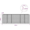 Gabionas su 3,5 mm laidu ir 5x5 cm tinkleliu 600x50x200 cm