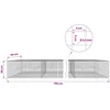Gabionas su 3,5 mm laidu ir 5x5 cm tinkleliu 700x50x50 cm