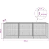 Gabionas su 3,5 mm laidu ir 5x5 cm tinkleliu 300x50x100 cm
