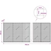 Gabionas su 3,5 mm laidu ir 5x5 cm tinkleliu 750x10x100 cm
