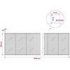 Gabionas su 3,5 mm laidu ir 5x5 cm tinkleliu 1200x10x100 cm