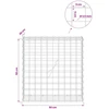 Gabionas su 3,5 mm laidu ir 5x5 cm tinkleliu 50x20x50 cm